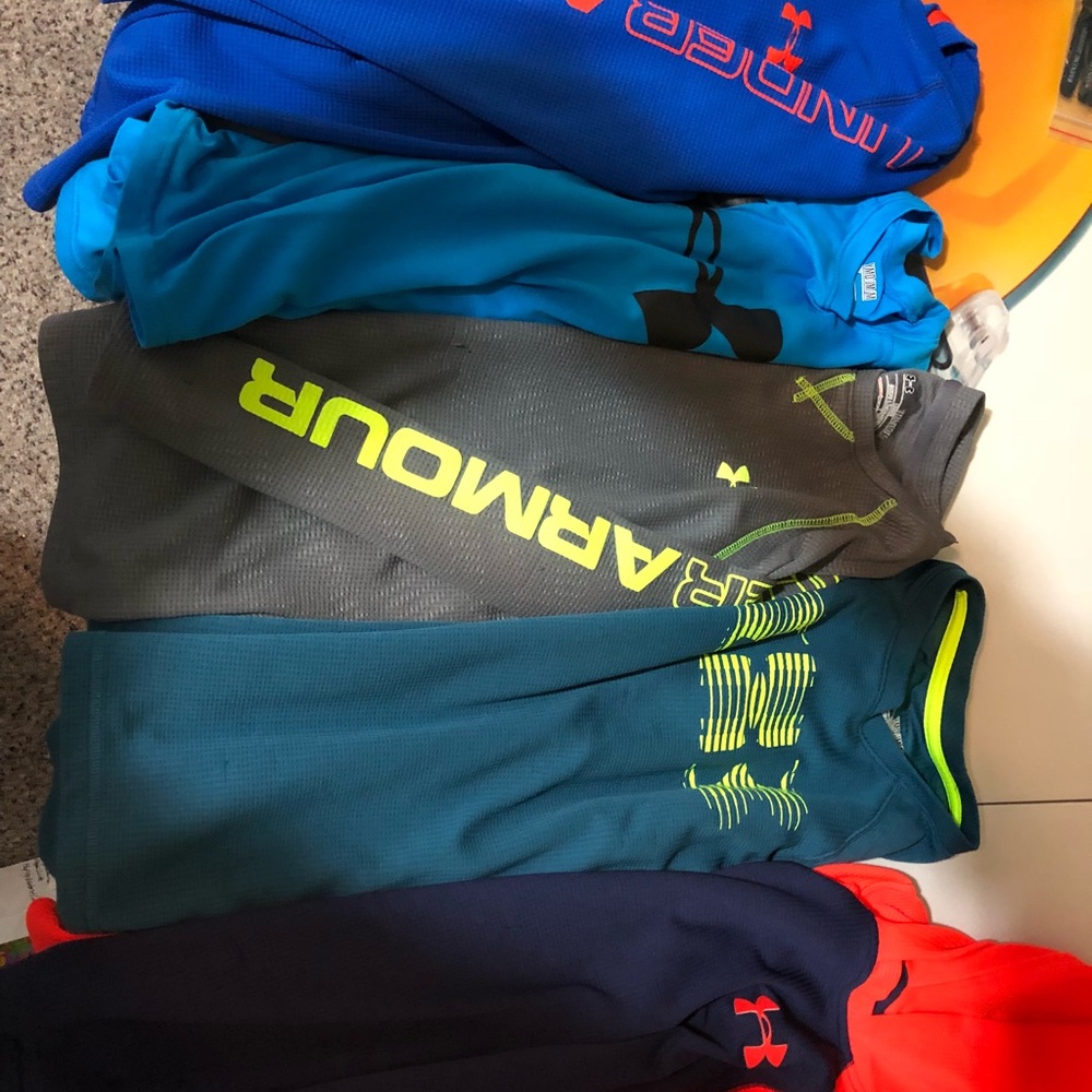 5 under armour long sleeve shirts